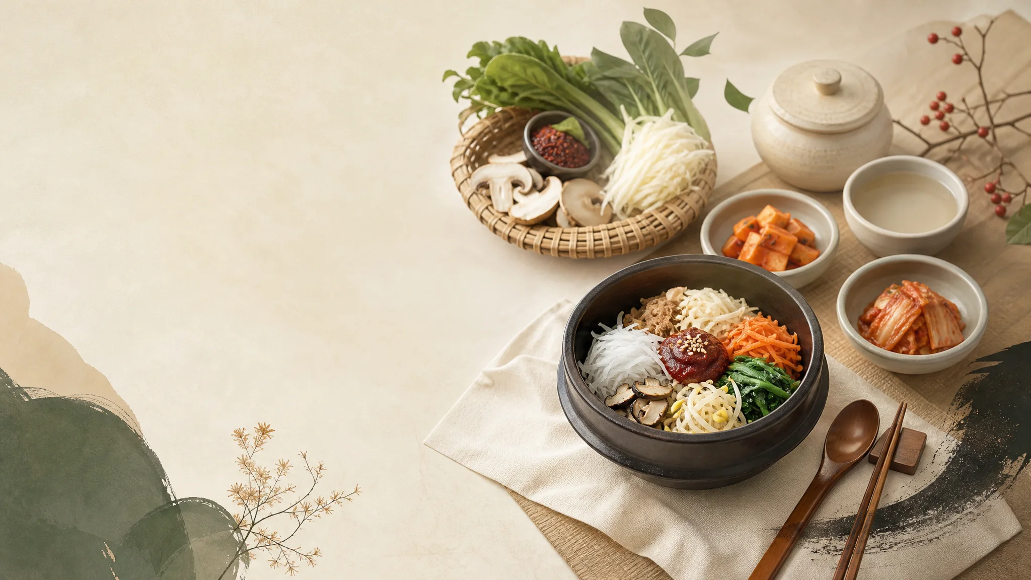Korea Culture Day 2026(하이데라바드) 방문 전—실전 음식 가이드 — AI로 제작한 설명용 편집 이미지