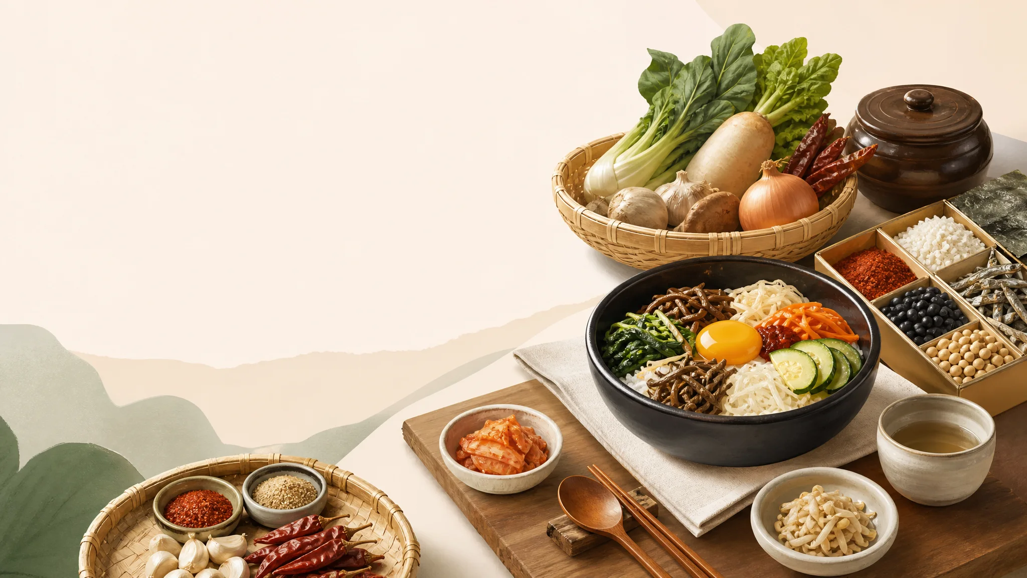 初学者韩食选择指南（首尔标准，2026） — AI生成的说明性编辑插图